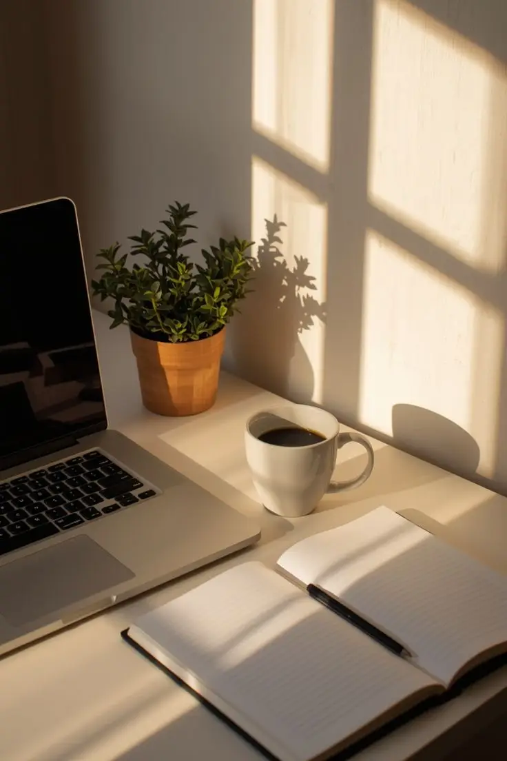 That soft morning light that inspires you to start…